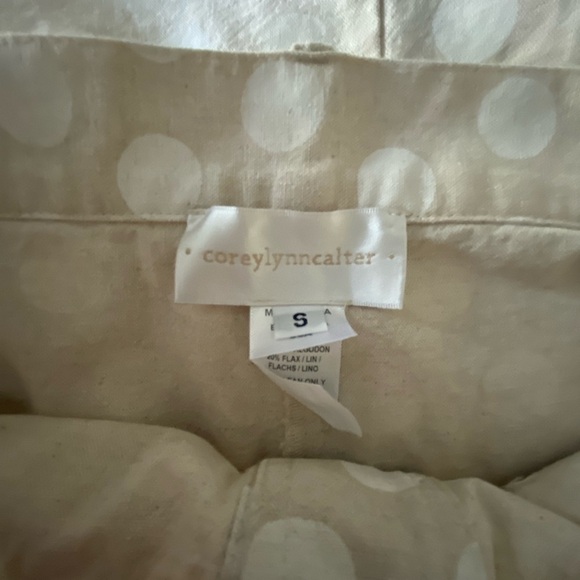 COREY LYNN CALTER x ANTHROPOLOGIE Carly Polka Dot Midi Skirt Size Small - Picture 7 of 8